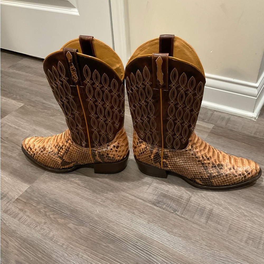 Cody James Exotic Python Round Toe Western Cowboy… - image 8